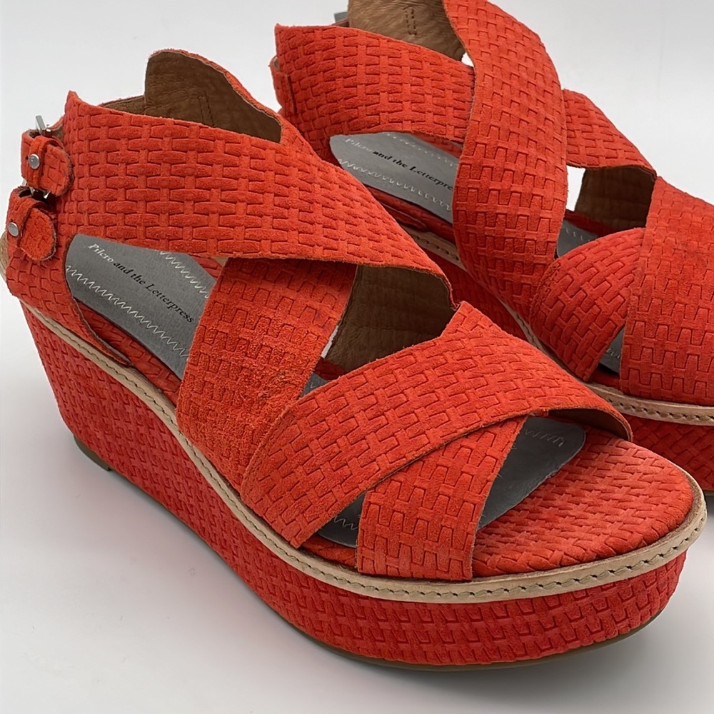 Anthropologie Pilcro and the Letterpress ‘Calla’ Wedges - New in Box - Size 11 - Picture 2 of 11